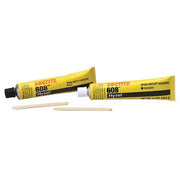 Epoxy Adhesive, 608 Series, Clear, Tube, 1:01 Mix Ratio, 15 min Functional Cure
