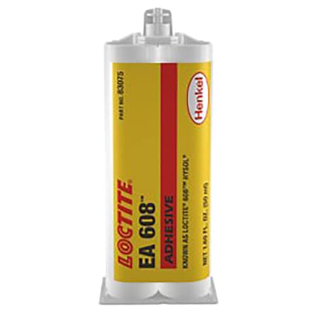 Glue, 608 Series, Clear, 2 oz, Bottle, 1:01 Mix Ratio, 15 min Functional Cure