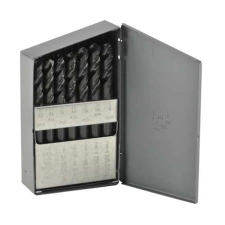 29PC Q-AMD Aircraft Maint. Short Flute Jobber Dril Set Cleveland 3780 Oxide HSS-CO 8% 1/16-1/2x1/64