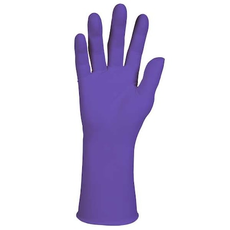 Purple Nitrile-Xtra, Disposable Gloves, 6 mil Palm, Nitrile, Powder-Free, XS (6), 500 PK, Purple