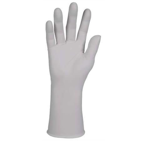 Sterling, Disposable Gloves, 3.5 mil Palm, Nitrile, Powder-Free, L (9), 1000 PK, Gray