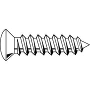 Sheet Metal Screw, #8 x 3/4 in, Zinc Plated Steel Oval Head Phillips Drive, 100 PK