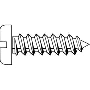 Sheet Metal Screw, #14 x 1-3/4 in, Zinc Plated Steel Pan Head Slotted Drive, 100 PK