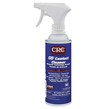 Contact Cleaner, Trigger Spray Can, 10 oz, Liquid