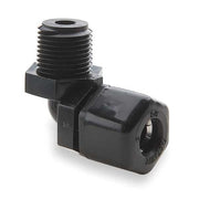 1/8" Compression x 1/4" MNPT Male 90 Degree Elbow