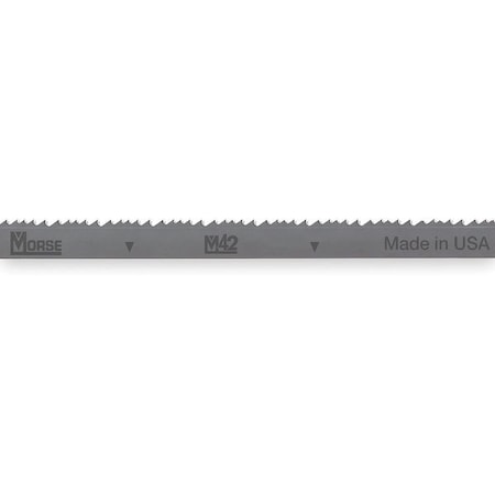 Band Saw Blade, 15 ft. L, 1-1/4" W, 3/4 TPI, Bi-Metal, 0.042" Thick