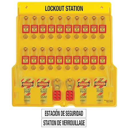 20-Lock Padlock Station