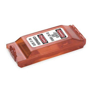 Wall Switch Lockout, For Paddle/Toggle Switch Type, 5/16 in Padlock Shackle Diameter, Red