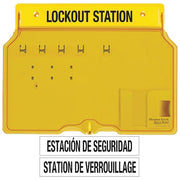 Lockout Station,Unfilled,12-1/4 In H
