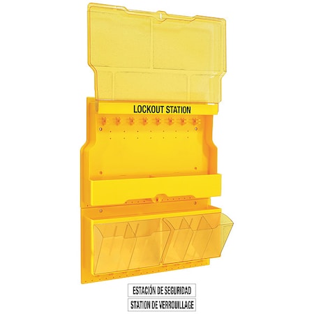 Lockout Station,Unfilled,26-1/2 In H