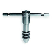T Handle Tap Wrench,Ratchet,1/16-1/4 In