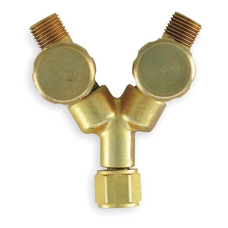 Two Hose Manifold,Y Shaped,For Fuel