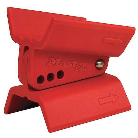 Butterfly Valve Lockout,Universal,Red