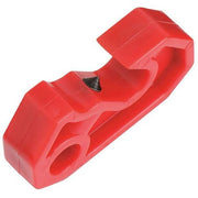 ISO-DIN Univ Lockout Device,Plastic,Red