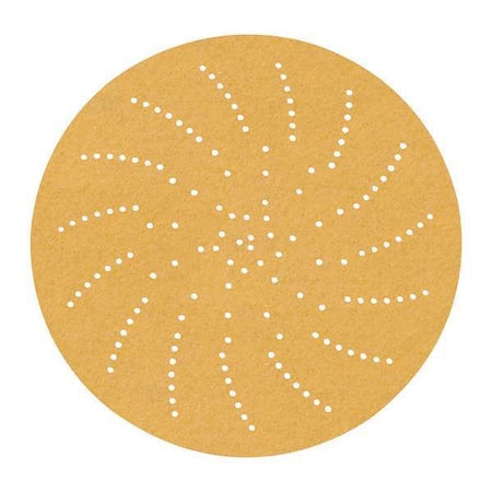 Hook-and-Loop Sanding Disc, 6 in Dia, No Hole, Aluminum Oxide, P320 Grit, Coated Type, 236U