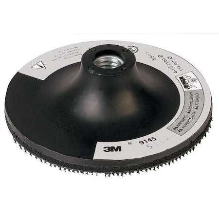 Hook-and-Loop Disc Backup Pad, 4-1/2" Dia, Center Hole, 9145