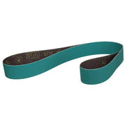 Sanding Belt, 2 1/2 in W, 60 in L, Coated, Zirconia Alumina, 60 Grit, Not Applicable, 577F, Green