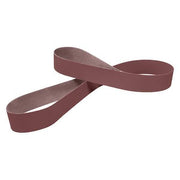 Sanding Belt, 3 in W, 21 in L, Coated, Aluminum Oxide, 40 Grit, Not Applicable, 341D, Brown