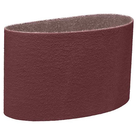 Sanding Belt, 6 in W, 48 in L, Coated, Aluminum Oxide, 80 Grit, Not Applicable, 341D, Brown