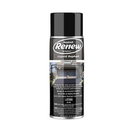 20 oz Asphalt Coating, Matte Finish, Black, Oil Base