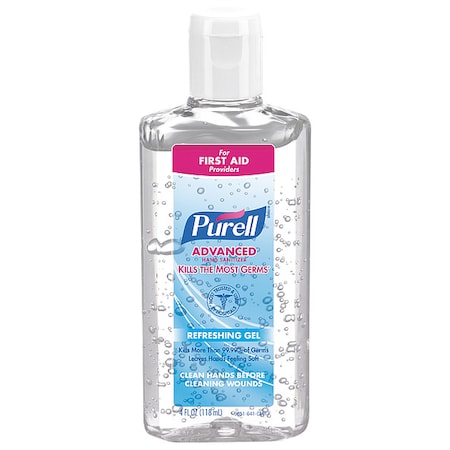 Advanced Hand Sanitizer Gel, 4oz Bottle, PK24
