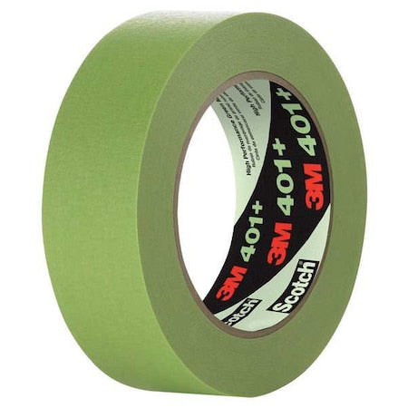 Painter's Tape, 18 mm W x 55 m L, 6.7 mil Thick, Green, Rubber Adhesive, 48 PK