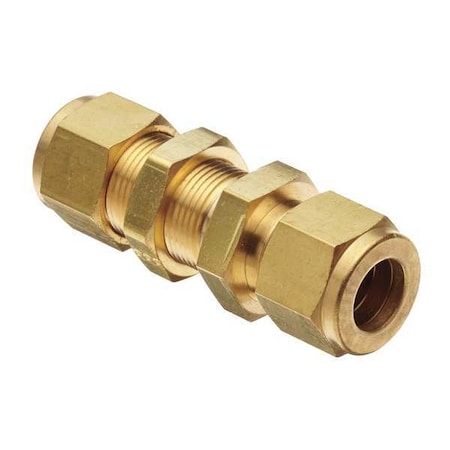 1/8" A-LOK x MNPT Brass Bulkhead Connector