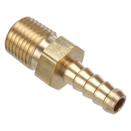 1/4" x 3/8" Hose Barb x MNPT SS Barb Connector