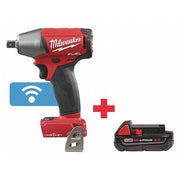 M18 FUEL with ONE-KEY 1/2" Compact Impact Wrench w/ Pin Detent + M18 CP2.0 Battery