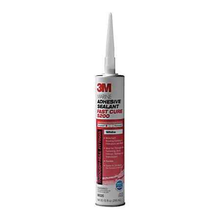 Polyurethane Adhesive Sealant, FC 5200 Series, White, 10 oz, Cartridge