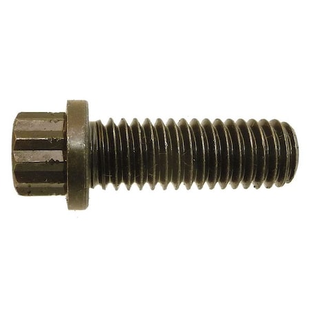 Grade 9, 5/8"-11 Flange Bolt, Plain Alloy Steel, 1-1/4 in L, 5 PK