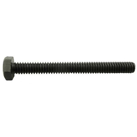 Grade 8, 5/16"-24 Hex Head Cap Screw, Black Oxide Steel, 2 in L, 100 PK