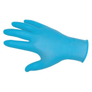 VitriShield 7010, Disposable Gloves, 4 mil Palm, Nitrile/Vinyl, Powder-Free, M, 1000 PK, Blue