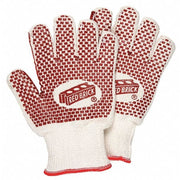 Red Brick 9462K Red Brick 2 Ply Loop In Terry Nitrile Blocks 2-Sides Ladies, Knit Cuff S ( 7 )