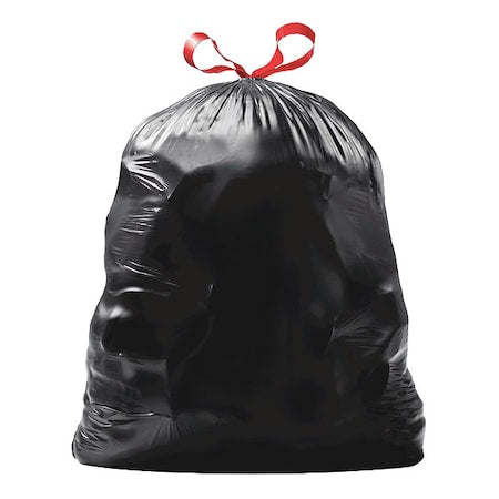 30 gal Trash Bags, 30 in x 33 in, Extra Heavy-Duty, 1.05 mil, Black