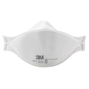 Disposable Respirator, N95, Flat-Fold, Single, Non-Adjustable, Metal Nose Clip, M