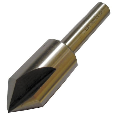 Countersink,3 FL,82 Deg,1/4,HSS
