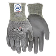 Cut Resistant Coated Gloves, Cut Level A3 ,Dipped ,Polyurethane ,Smooth ,S 1 PR