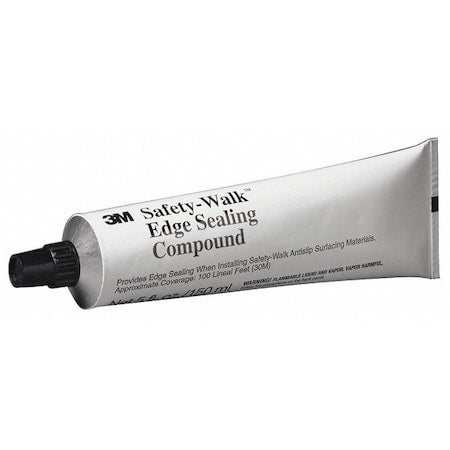 Edge Sealing Compound, 5 oz, Tube, Clear, Hybrid Base, Safety-Walk