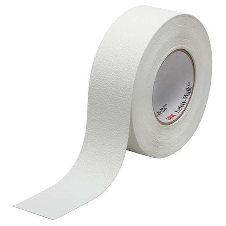 Anti-Slip Tape vinyl Proprietary Grit Size, White, 2" W x 60 ft. L, 0.023 in Thick