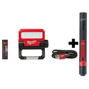 USB  Pivoting Flood Light + Penlight