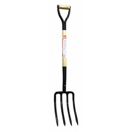 Digging Fork,4 Tine,29" Wood Handle