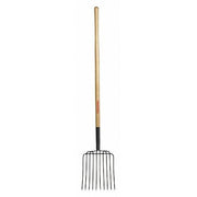 Manure Fork,10 Tine,48" Ash Wood Handle