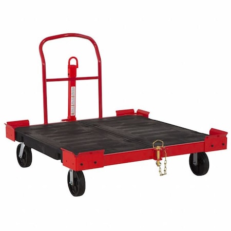 Pallet Dolly,2500 lb,50" L x 50" W Deck