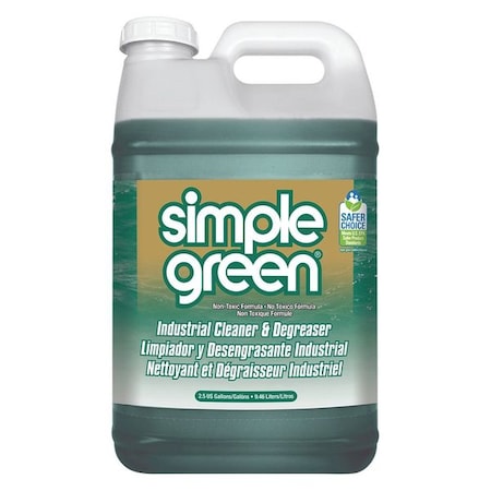 2.5 gal Jug Industrial Cleaner and Degreaser, Concentrated Liquid, Sassafras