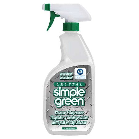 Cleaner/Degreaser, 24 Oz Trigger Spray Bottle, Liquid, Clear Colorless