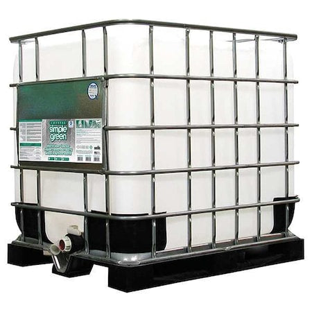 Industrial Cleaner And Degreaser, 275 Gal Tote, Liquid, Clear Colorless