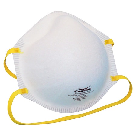 N95 Disposable Respirator, Universal, White, 20-Pack