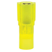 Female Disconnect, Yellow, 12-10AWG, PK25