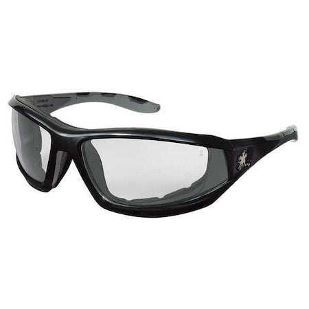 Reaper RP2, Safety Glasses, MAX36 Dual Coating, Clear Lens, Black Frame, Full-Frame